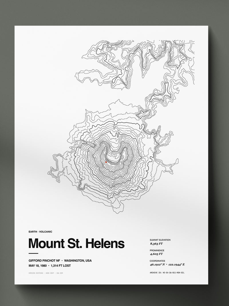 Mount St. Helens - Silhouette